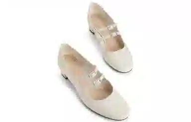 Charles & Keith Mary Jane Block Heel 4cm