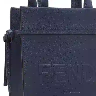 Fendi Go To Mini Shoulder Bag Navy