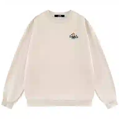 三体 云天明三个童话系列 休闲基础配色日常宽松圆领落肩卫衣 男女同款