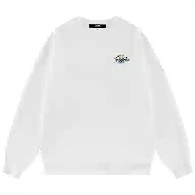 三体 云天明三个童话系列 休闲基础配色日常宽松圆领落肩卫衣 男女同款