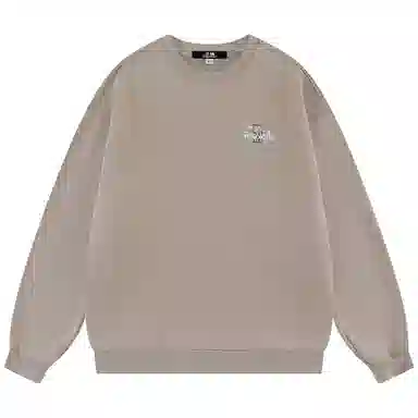 三体 云天明三个童话系列 休闲基础配色日常宽松圆领落肩卫衣 男女同款