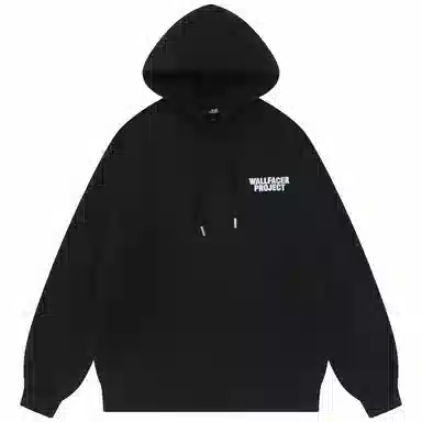 三体 面壁计划系列 复古经典休闲字母涂鸦印花宽松连帽透气防风长袖卫衣 男女同款