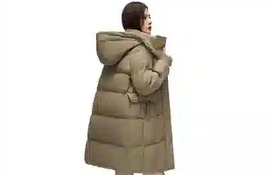 雅鹿 加厚保暖时尚休闲长袖羽绒服 女款