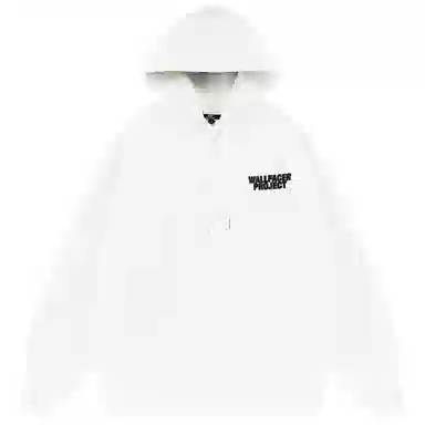 三体 面壁计划系列 复古经典休闲字母涂鸦印花宽松连帽透气防风长袖卫衣 男女同款