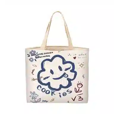 OUZIHUANG Tote Bag White