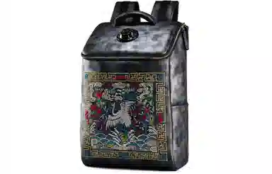 ChuSanh Black Lion Backpack