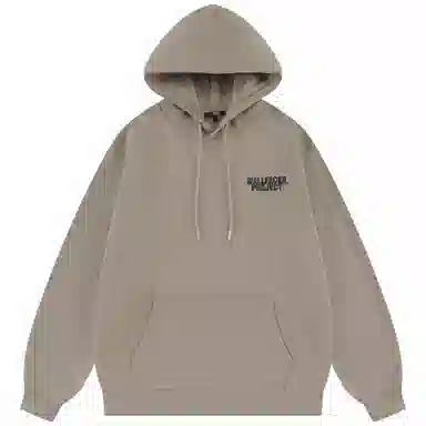 三体 面壁计划系列 复古经典休闲字母涂鸦印花宽松连帽透气防风长袖卫衣 男女同款