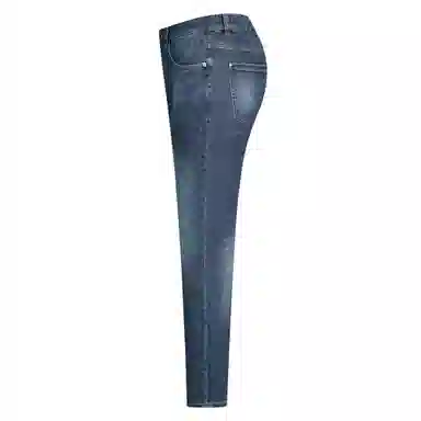 Mangano SS24 Geometric Pocket Jeans Blue