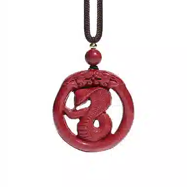 宝致 十二生肖镂空 小众设计感 再造辰砂朱砂 玉石吊坠 男女同款情侣款