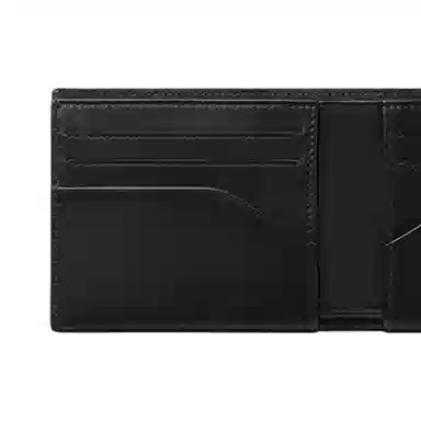 Montblanc Sartorial 2.0 Short Leather Wallet Blue Black