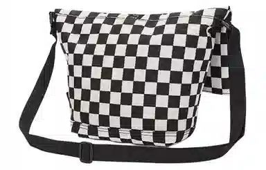 Vans Messenger Bag Black White