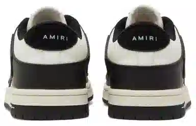 AMIRI Skel-Top Low Black White 2021