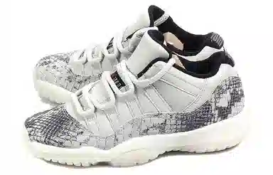 Jordan Air Jordan 11 Low Snakeskin Light Bone