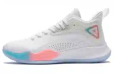 匹克 减震防滑耐磨 低帮 篮球鞋 男款 白色