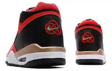 Nike Flight Legacy Black Red Gold