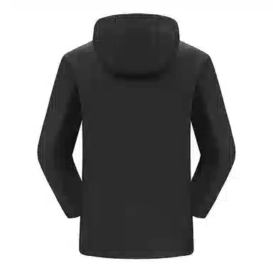 户外休闲纯色简约连帽宽松高颜值薄款防风防水耐磨进藏登山服饰 冲锋衣 男款