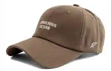 优幽兰 简约百搭字母刺绣帽韩版显脸小大头围设计感加厚包头帽防风防寒保暖休闲 棉 鸭舌帽 男女同款情侣款