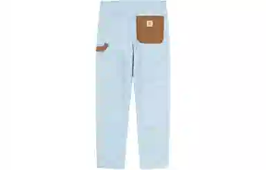 Carhartt WIP SS24 Logo Pants Light Blue