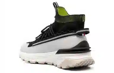 Moncler High-Top Sneakers Black Grey