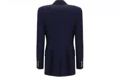 Alexander McQueen breasted Jacket in Navy