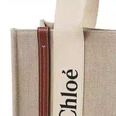 Chloe Woody Logo Tote