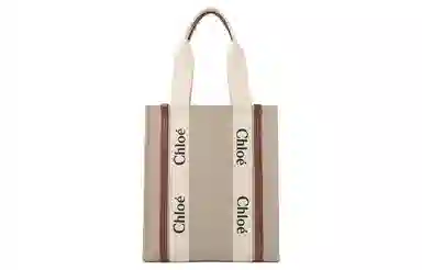 Chloe Woody Logo Tote