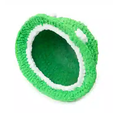 白卷 秋冬保暖防寒卡通蘑菇粗线 腈纶 针织绒线帽 男女同款情侣款