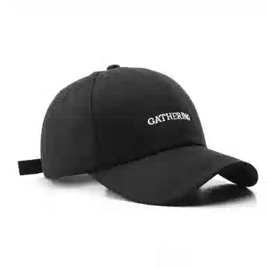 毅帆 韩版时尚潮流字母刺绣防晒遮阳保暖 棉 鸭舌帽 男女同款情侣款