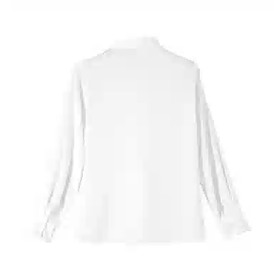 晚白 翻领减龄职业通勤衬衫 女款