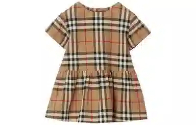 Burberry Check Dress With Bloomers