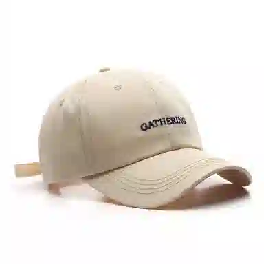 毅帆 韩版时尚潮流字母刺绣防晒遮阳保暖 棉 鸭舌帽 男女同款情侣款