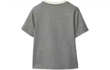 Burberry Two-Tone Cotton T-Shirt LogoT