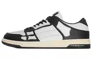 AMIRI Bone Low Top White Black