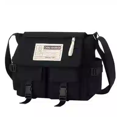 Warrior Retro Messenger Bag Black/White