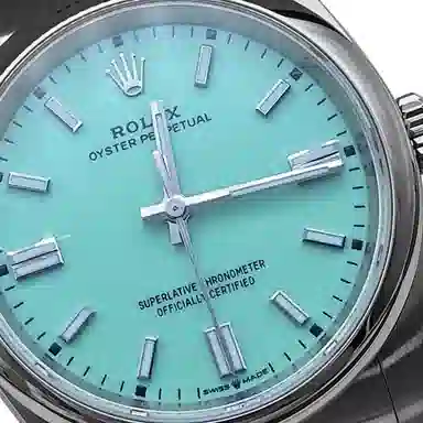 Rolex Oyster Perpetual Tiffany Blue M126000-0006