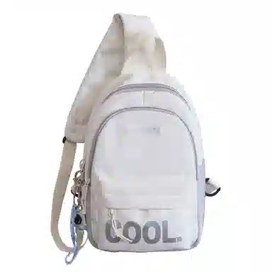 德力熊胸包尼龙男女通用多色韩版撞色斜挎包休闲百搭旅行耐用小背包