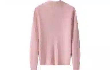 恒源祥 纯色半高领休闲长袖羊绒衫 女款