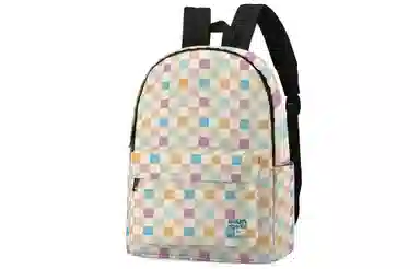 ONRF x SOUNDBYTE Large Colorful Plaid Backpack
