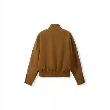 我是大卫 港风复古立领灯芯绒保暖加厚休闲夹克外套 男女同款