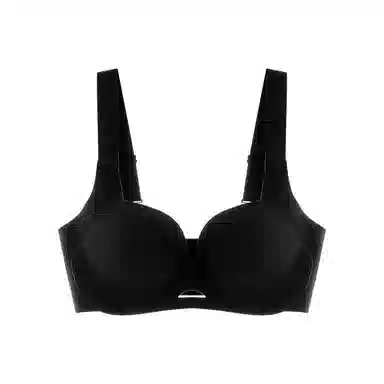 内在密码 大胸显小胸薄款无痕收副乳调整型文胸抗菌裆内裤内衣裤套装 女款