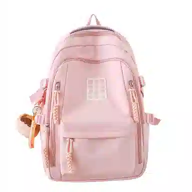 德力熊双肩包尼龙书包学生旅行背包男女通用多色大容量高中生百搭电脑双肩背包