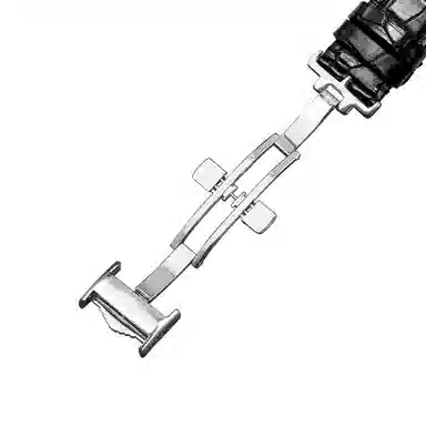 十瑞表扣适用于浪琴万国欧米茄积家卡地亚江诗宝珀原版精钢折叠扣 手表表带 精钢表扣材质 表扣 男女同款