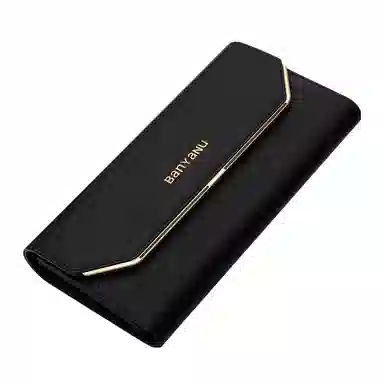 班亚奴 实用防盗刷时尚 多功能 牛皮 卡包钱包 女款 黑色/红色/粉色/玫红色/紫色/蓝色/金色/酒红色