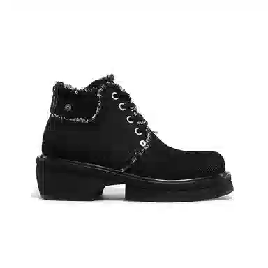 Kami Anger Derby Thick Sole Black