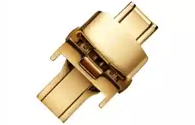 十瑞表扣适用于浪琴万国欧米茄积家卡地亚江诗宝珀原版精钢折叠扣 手表表带 精钢表扣材质 表扣 男女同款