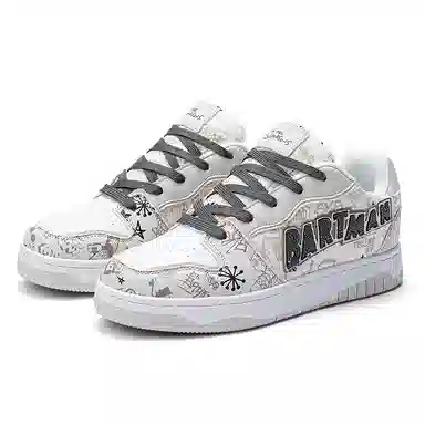 The Simpsons Canvas Low Top Sneakers