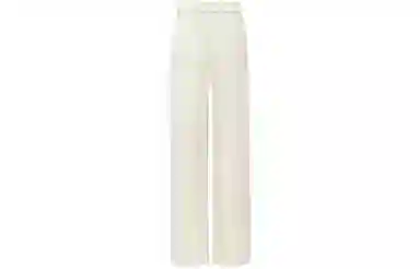 美洋 简约高腰直筒休闲裤 女款 米色