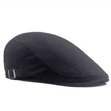 山一丸 英伦复古前进薄款报童单色遮阳 棉 贝雷帽 男款