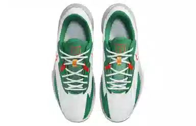 Nike Precision 6 White Green Orange