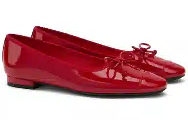 CHARLES&KEITH Retro Bow Ballet Flats